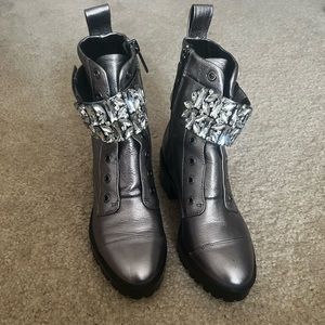 Bling strap Karl Lagerfeld boots
